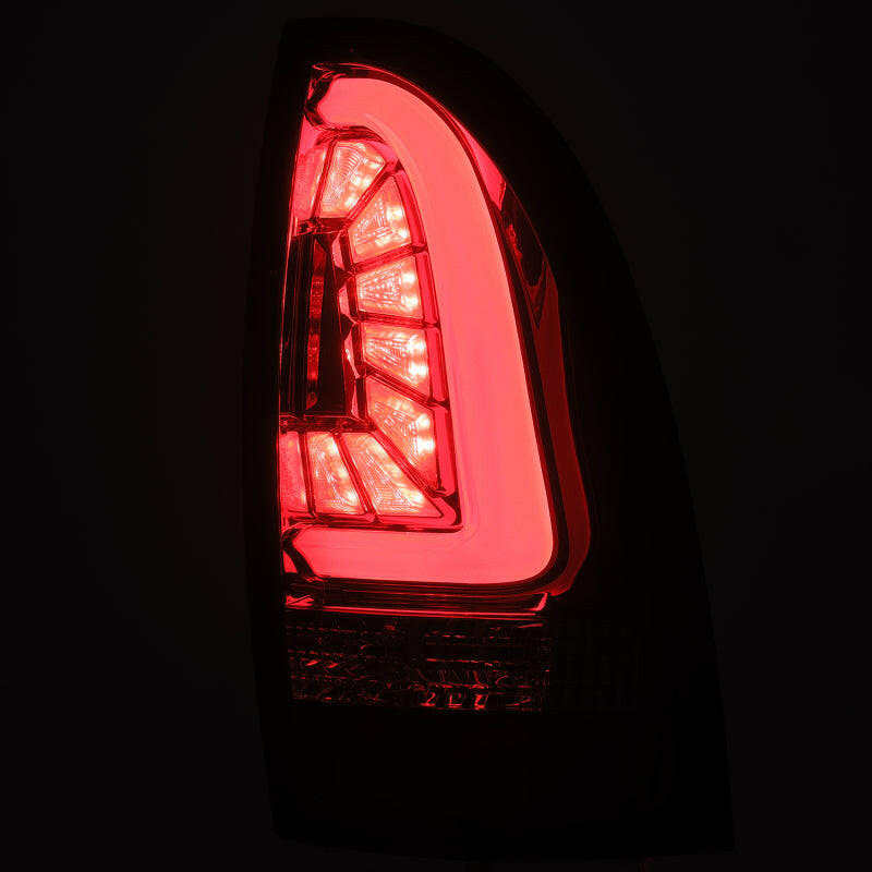 AlphaRex 05-15 Toyota Tacoma PRO-Series LED Tail Lights Red Smoke Tail Lights AlphaRex