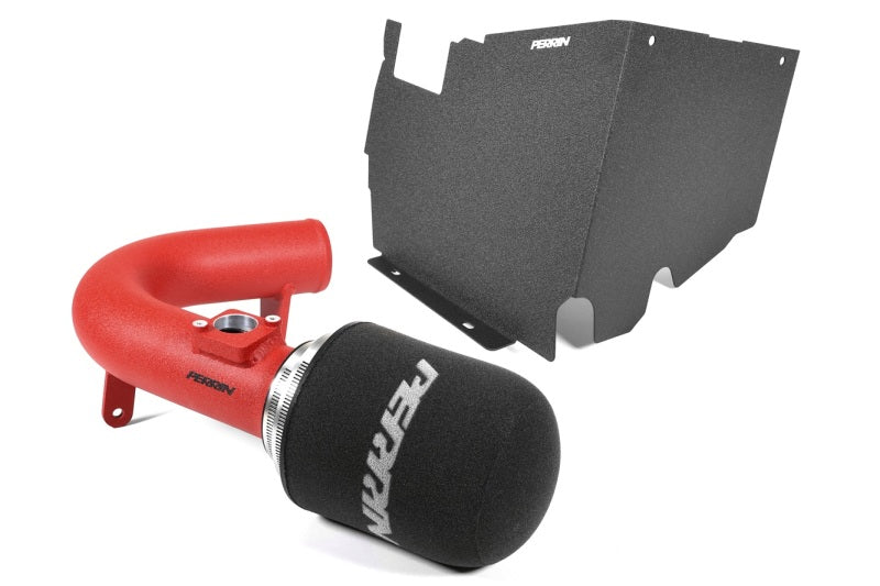 PERRIN 22-25 Subaru WRX Cold Air Intake w/Heatshield - Red Cold Air Intakes Perrin Performance