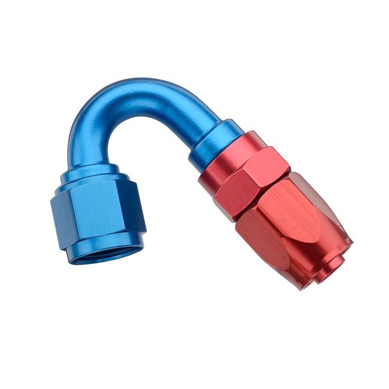 Fragola -8AN x 150 Degree Pro-Flow Hose End - Blue/Red Fittings Fragola