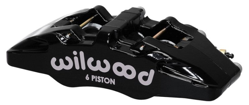 Wilwood Caliper-Forged Dynapro 6 5.25in Mount-R/H 1.62/1.38in/1.38in Pistons 1.10in Disc Brake Calipers - Perf Wilwood
