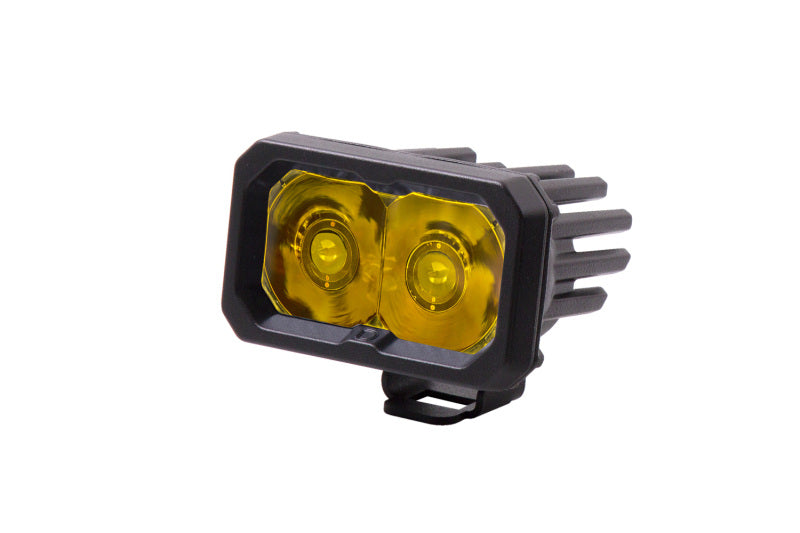Diode Dynamics Stage Series 2 In LED Pod Pro - Yellow Spot Standard ABL Each Light Accessories and Wiring Diode Dynamics