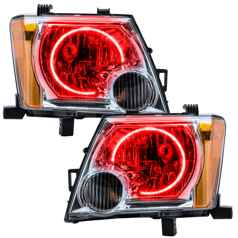 Oracle Lighting 05-14 Nissan Xterra Pre-Assembled LED Halo Headlights -Red Headlights ORACLE Lighting