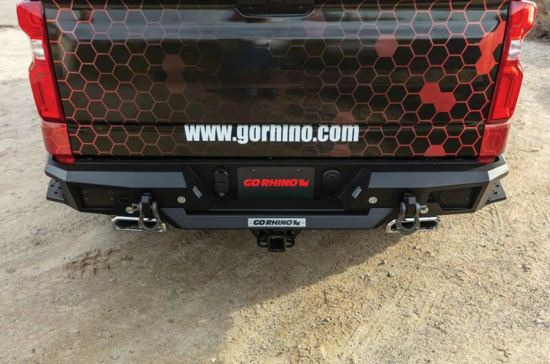Go Rhino 19-20 Chevrolet Silverado 1500 BR20 Rear Bumper Replacement Bumpers - Steel Go Rhino
