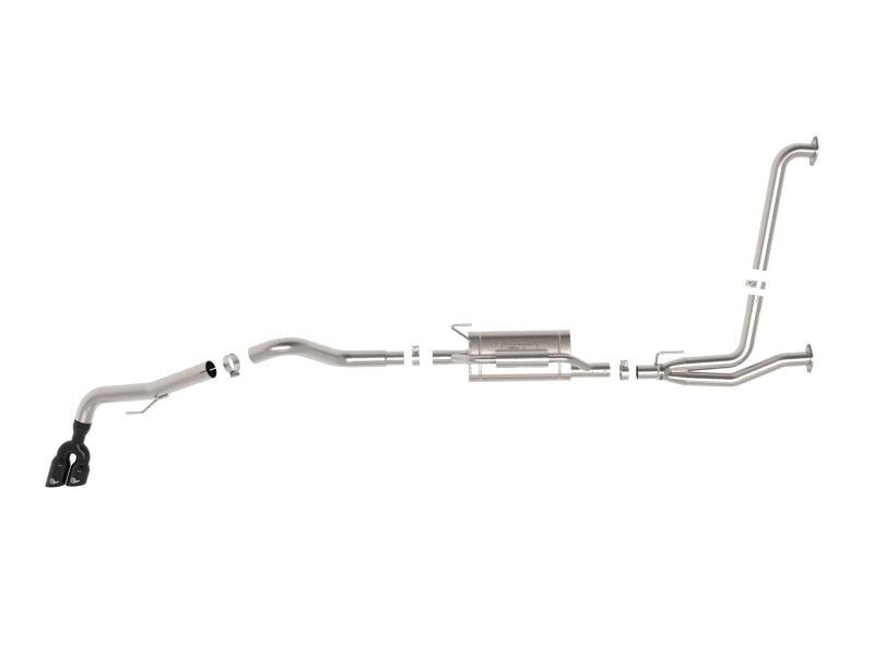 aFe 2022+ Nissan Frontier V6 Vulcan Series SS Cat-back Exhaust w/ Black Tips Catback aFe