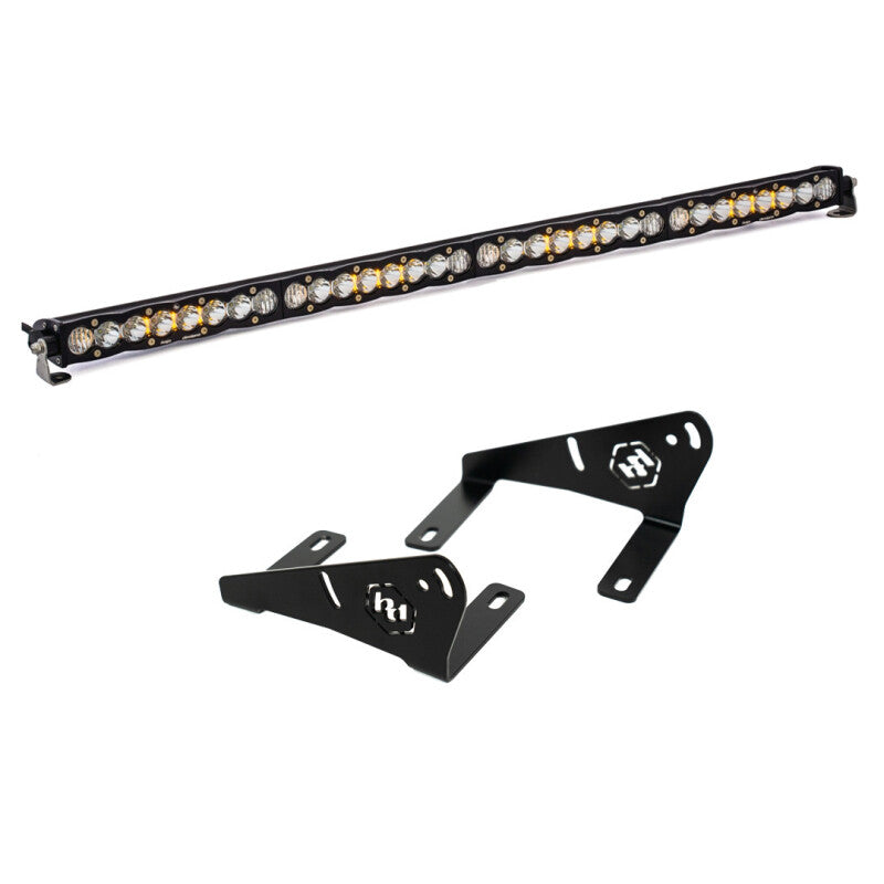 Baja Designs Polaris Pro-R 40in S8 Roof Bar Kit Light Mounts Baja Designs
