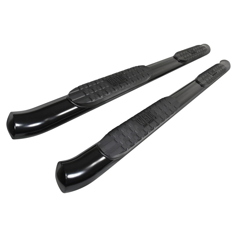 Westin 2022 Toyota Tundra Double Cab PRO TRAXX 4 Oval Nerf Step Bars - Black Nerf Bars Westin