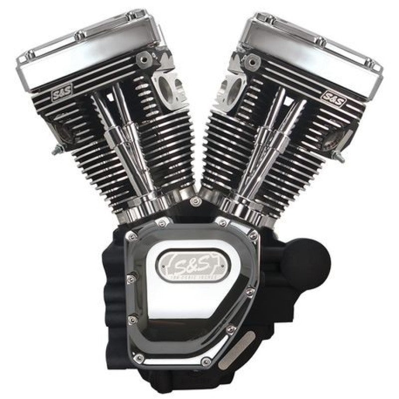 S&S Cycle 06-17 Dyna T124 Engine - Wrinkle Black Engines S&S Cycle