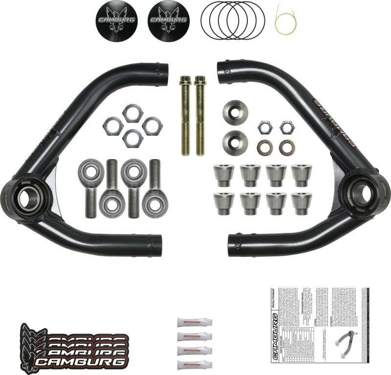 Camburg Chevy Colorado ZR2 17-22 1.25in Performance Heim/Uniball Upper Arms (w/ covers) Suspension Arms & Components Camburg