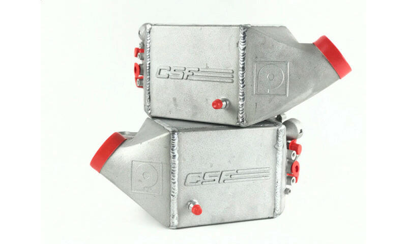 CSF 12-16 BMW M5 (F10) / 12-18 BMW M6 (F06/F12/F13) Twin Charge-Air-Cooler Set - Raw Finish Intercoolers CSF