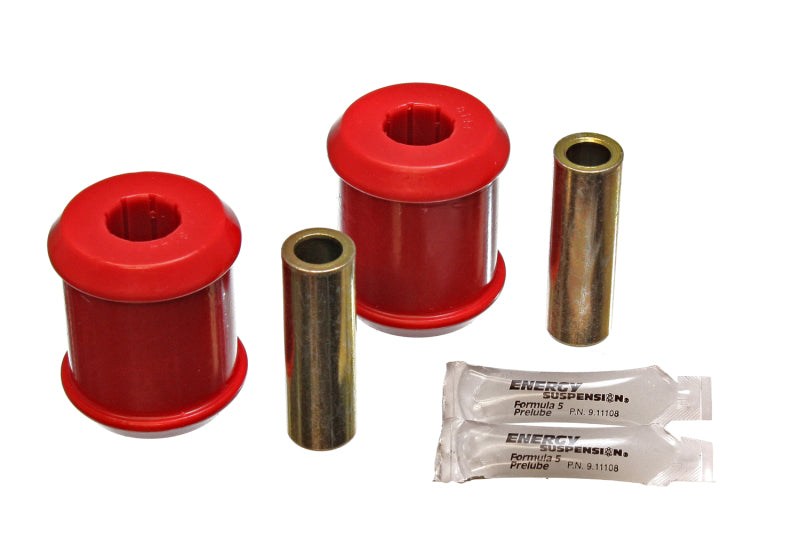 Energy Suspension 03-05 Mitsubishi Lancer EVO 8 Red Rear Trailing Arm Bushing Set Bushing Kits Energy Suspension