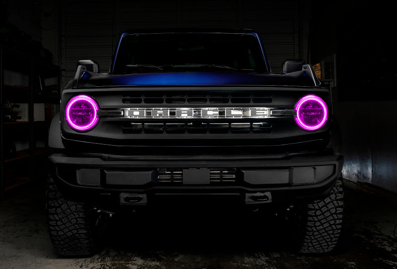 Oracle 2021 Ford Bronco Base Headlight LED Halo Kit - ColorSHIFT - w/ BC1 Controller Headlights ORACLE Lighting