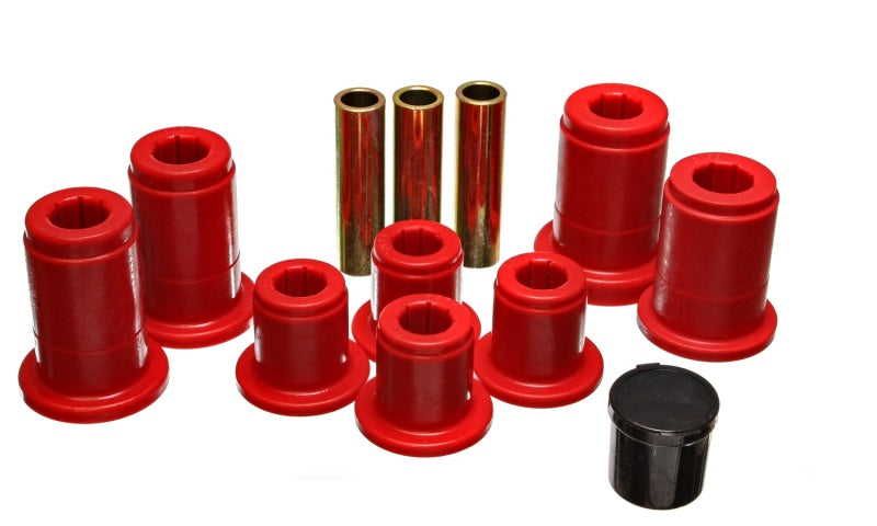 Energy Suspension Frt Control Arm Bushing Set - Red Bushing Kits Energy Suspension