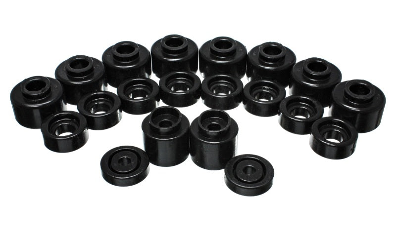 Energy Suspension Body Mount Set - Black Bushing Kits Energy Suspension