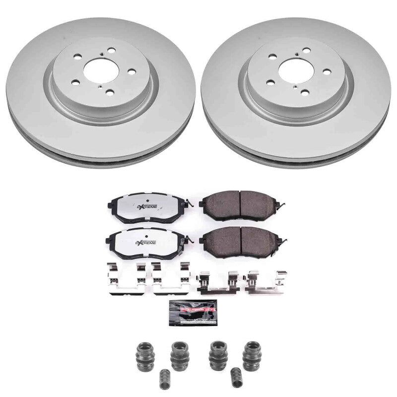 Power Stop 14-18 Subaru Forester Front Z26 Coated Brake Kit Brake Kits - Performance D&S PowerStop