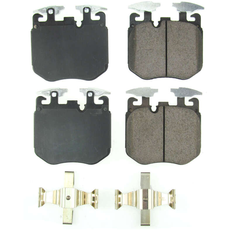 Power Stop 17-19 BMW 540i Front Z17 Evolution Ceramic Brake Pads w/Hardware Brake Pads - OE PowerStop
