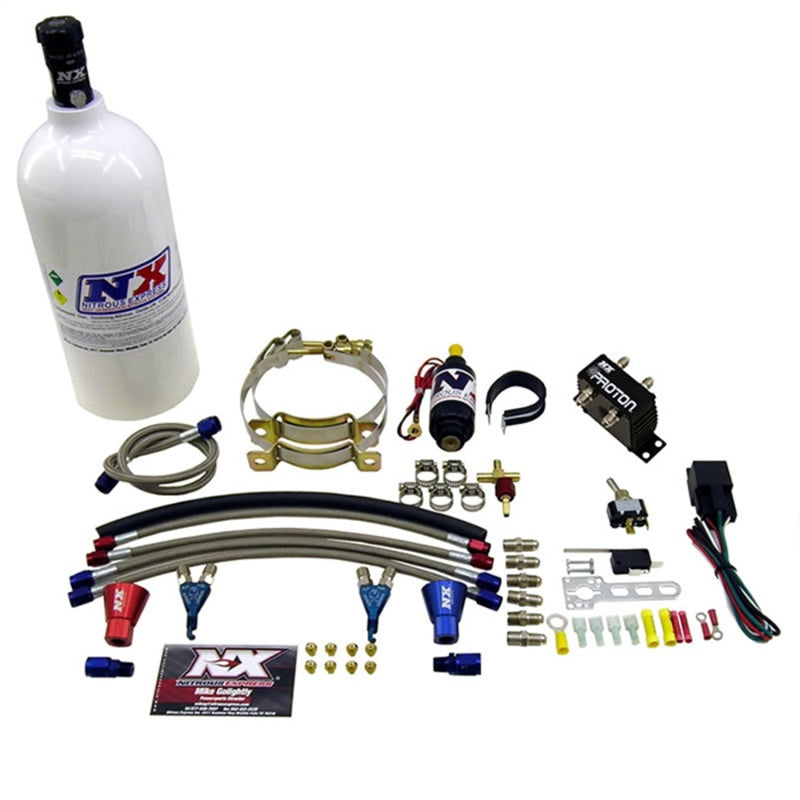 Nitrous Express 2 Cyl Proton Nitrous Kit w/1.0lb Bottle Nitrous Systems Nitrous Express