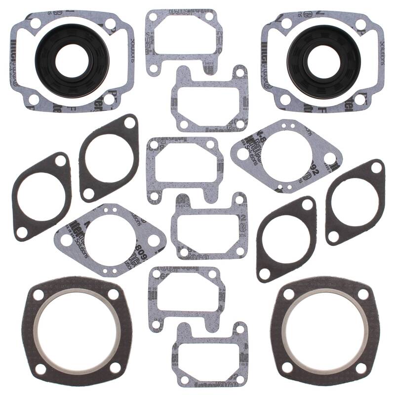 Vertex Gaskets 71-75 Arctic Cat Panther/Puma/Cheetah (Kawasaki) FC/2 Compl Gasket Kit w/ Oil Seals Engine Hardware Vertex Pistons