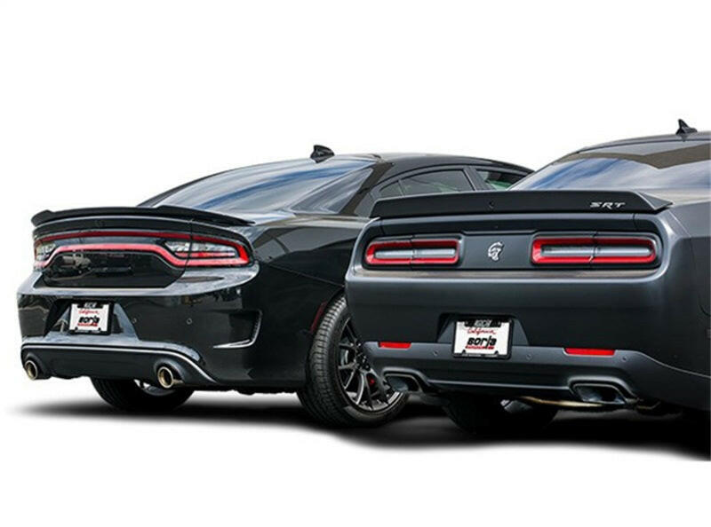 Borla 15-16 Dodge Challenger Hellcat 6.2L V8 ATAK w/ Valve Simulator CB Exhaust Factory Valance Catback Borla