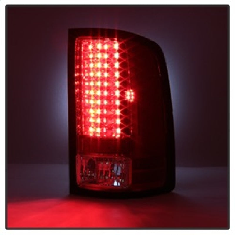 Spyder GMC Sierra 07-13 (Not 3500 Dually 4 Rear Wheels)LED Tail Lights Red Clear ALT-YD-GS07-LED-RC Tail Lights SPYDER