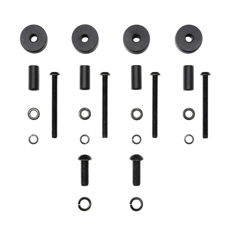 Westin 18-20 Jeep Wrangler / 2020 Gladiator LED Cowl Mount - Textured Black Light Mounts Westin