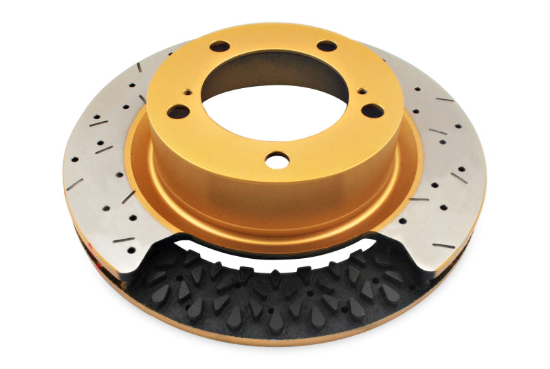 DBA 08-14 Lexus IS F Rear Drilled & Slotted Street Series Rotor Brake Rotors - Slot & Drilled DBA