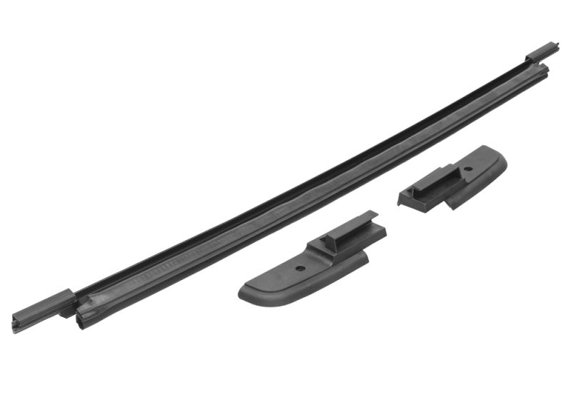 Rampage 2018-2022 Jeep Wrangler(JL) 4-Door Tonneau Cover w/ Tailgate Bar Kit - Black Diamond Soft Tops Rampage