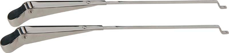 Kentrol 68-86 Jeep Windshield Wiper Arms Pair CJ - Polished Silver Windows Kentrol