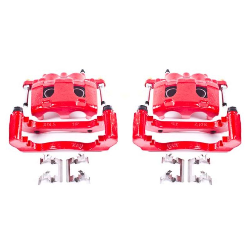 Power Stop 06-11 Buick Lucerne Front Red Calipers w/Brackets - Pair Brake Calipers - Perf PowerStop