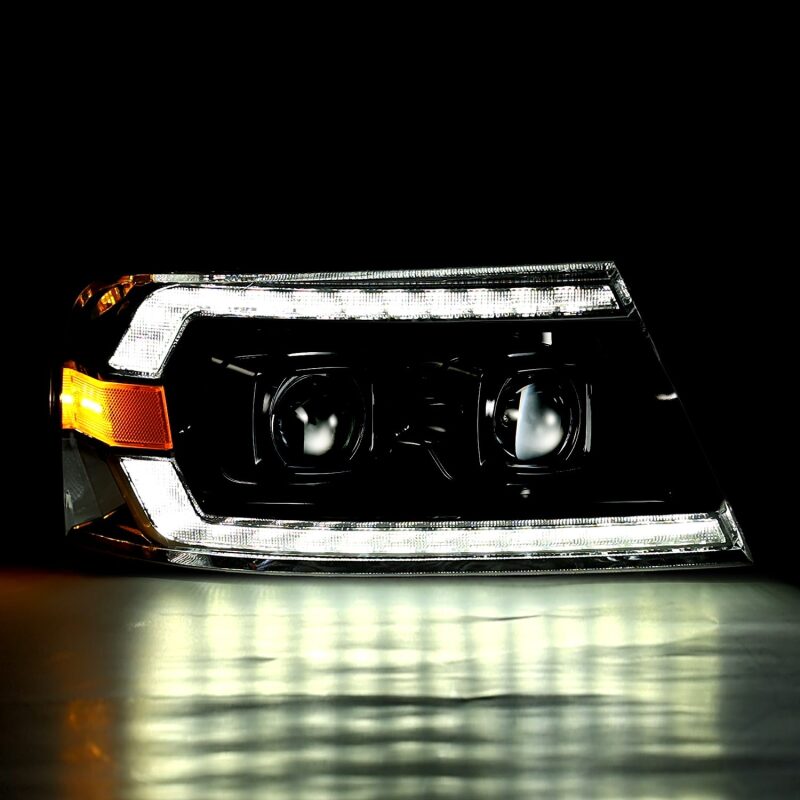 AlphaRex 04-08 Ford F150 Chrome LUXX Series Projector headlights Headlights AlphaRex