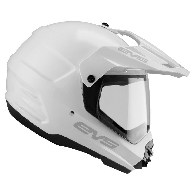 EVS Dual Sport Venture Helmet Solid White - XL Helmets and Accessories EVS