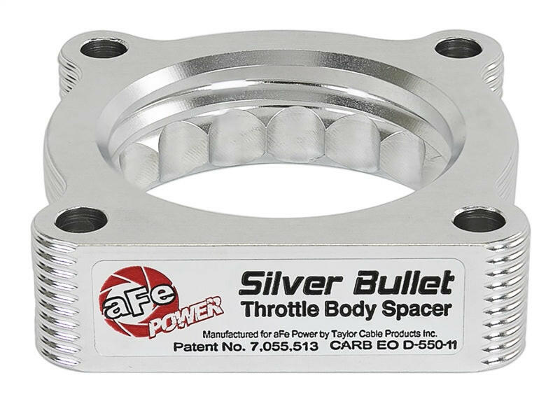 aFe Silver Bullet Throttle Body Spacers TBS Toyota Tacoma 05-11 V6-4.0L Throttle Body Spacers aFe