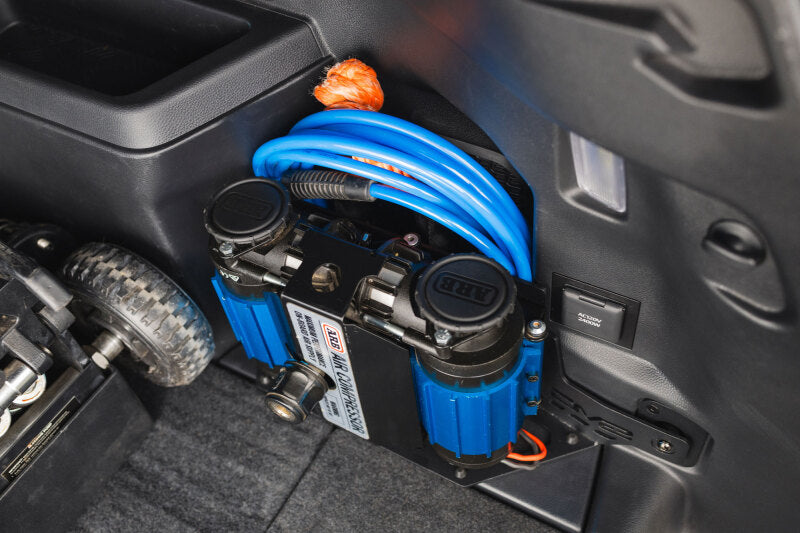 DV8 Offroad 25-26 Toyota 4Runner i-Force MAX Compressor Mount - Micro Texture Black Powder Coat Air Compressors DV8 Offroad