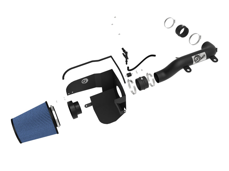 aFe Magnum FORCE Stage-2 Pro 5R Cold Air Intake System 18-19 Jeep Wrangler JL Turbo 2.0L - Black Cold Air Intakes aFe