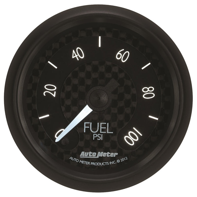 Autometer GT Series 52mm Full Sweep Electronic 0-100 PSI Fuel Pressure Gauge Gauges AutoMeter