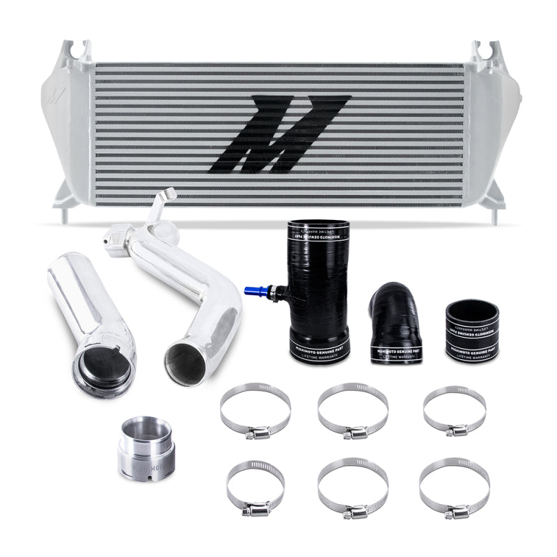 Mishimoto 19+ Ford Ranger 2.3L EcoBoost Intercooler Kit - Silver + Polished Pipes Intercooler Pipe Kits Mishimoto