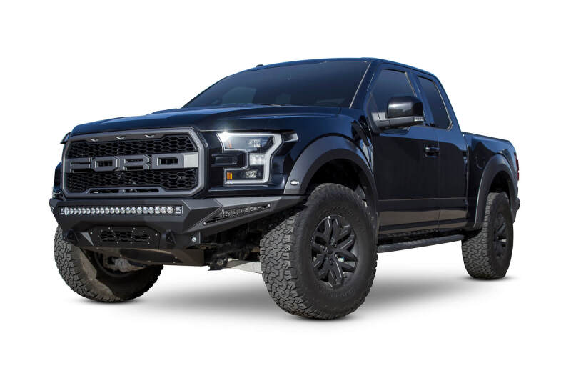 Addictive Desert Designs 17-18 Ford F-150 Raptor Stealth Fighter Front Bumper Bumpers - Steel Addictive Desert Designs