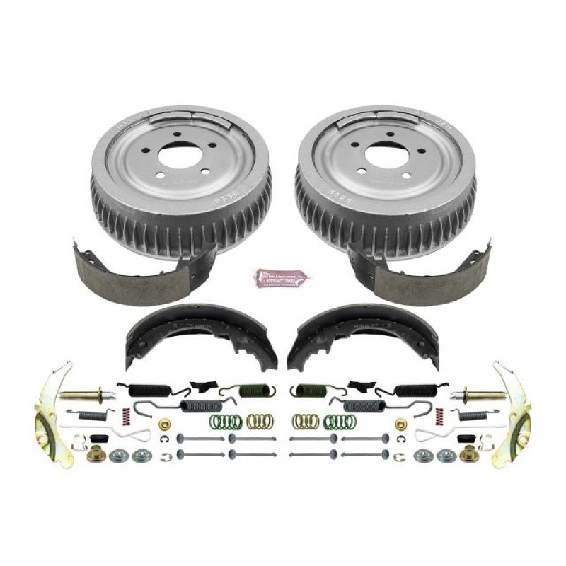 Power Stop 96-02 Chevrolet Express Van 1500 Rear Autospecialty Drum Kit Brake Drums PowerStop