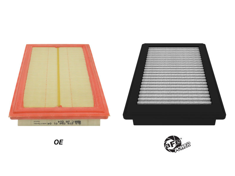 aFe MagnumFLOW OE Replacement Air Filter w/Pro Dry S Media 15-18 Mercedes C300 (L4-2.0L Turbo) Air Filters - Direct Fit aFe