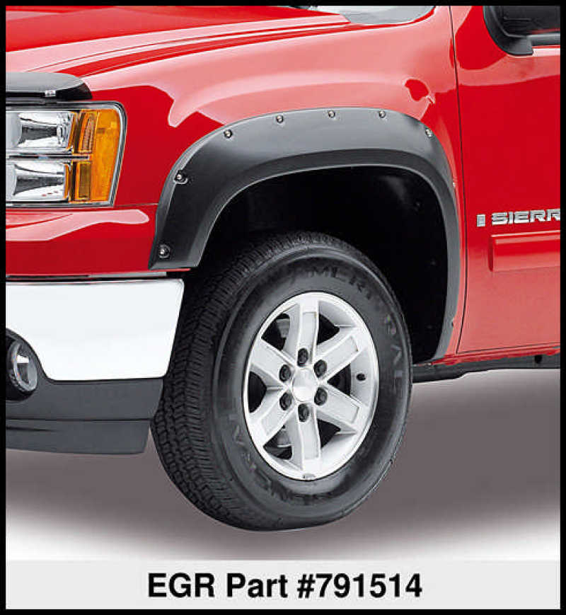 EGR 07-13 GMC Sierra LD 6/8ft Bed Bolt-On Look Fender Flares - Set Fender Flares EGR