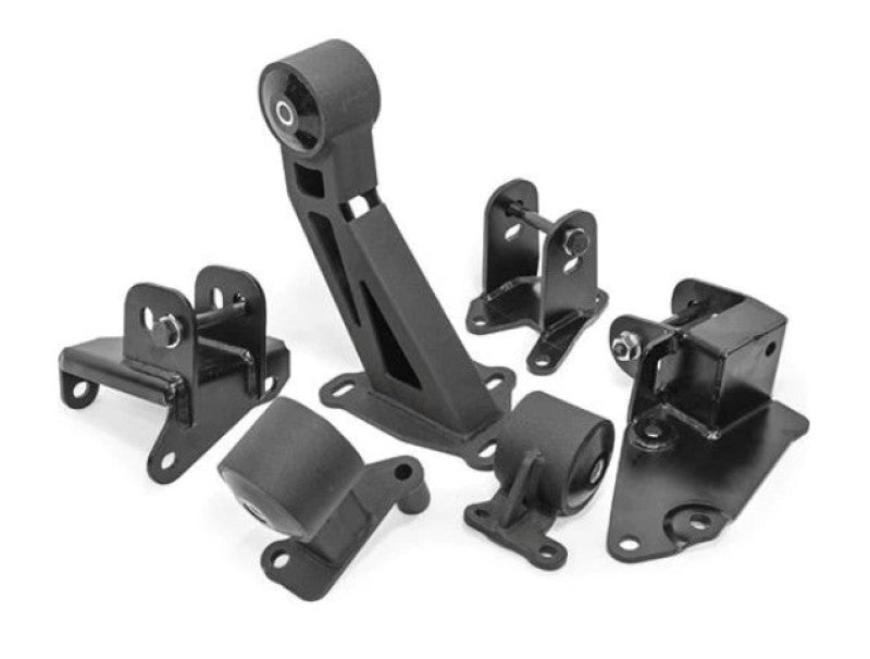 Innovative 96-00 Civic J-Series Black Steel Mounts 95A Bushings (EG/DC Subframe) Engine Mounts Innovative Mounts
