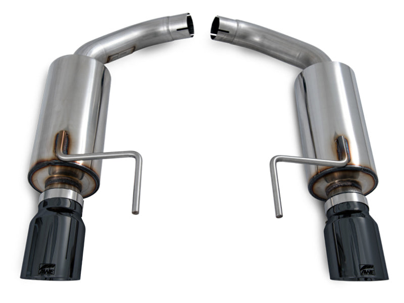 AWE Tuning S550 Mustang EcoBoost Axle-back Exhaust - Touring Edition (Diamond Black Tips) Axle Back AWE Tuning