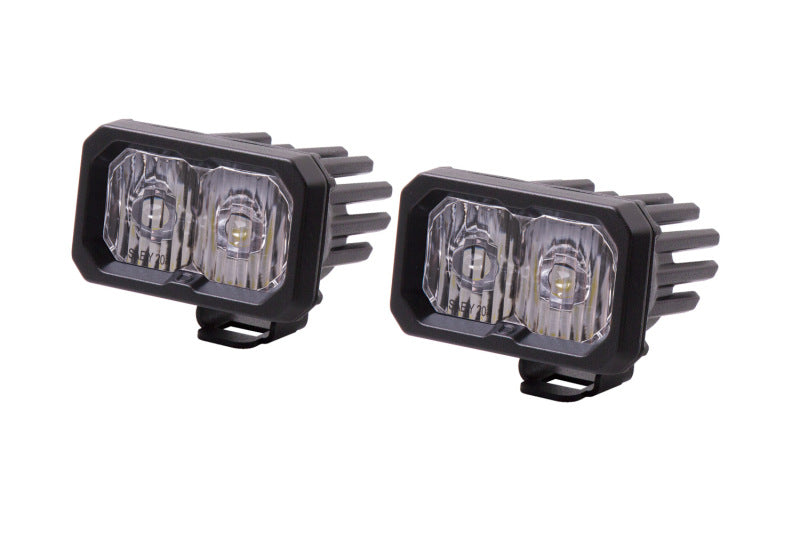 Diode Dynamics Stage Series 2 In LED Pod Sport - White Driving Standard ABL (Pair) Light Accessories and Wiring Diode Dynamics