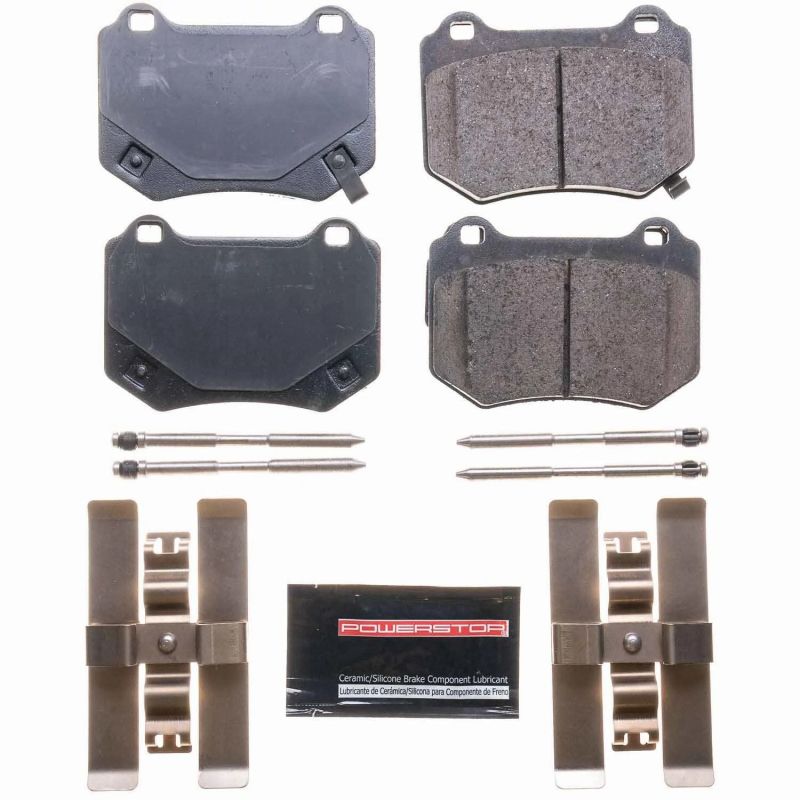Power Stop 18-19 Subaru WRX STi Rear Z23 Evolution Sport Brake Pads w/Hardware Brake Pads - Performance PowerStop