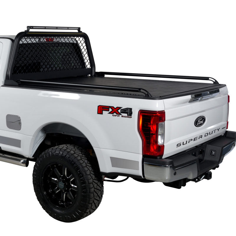 Putco 17-20 Ford SuperDuty - 8ft Bed Locker Side Rails - Black Powder Coated Body Armor & Rock Rails Putco