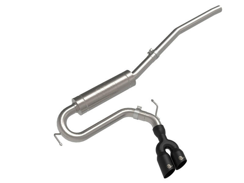 aFe Rebel Series 2.5in 409 SS Cat-Back Exhaust w/ Black Tip 2022 Ford Maverick Catback aFe