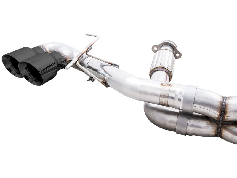 AWE Tuning 2020 Chevrolet Corvette (C8) Track Edition Exhaust - Quad Diamond Black Tips Catback AWE Tuning