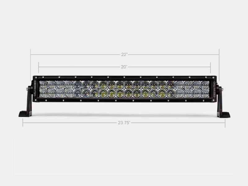 Cali Raised 22 Dual Row 5D Optic Osram Led Bar - Combo Light Bars & Cubes Cali Raised LED