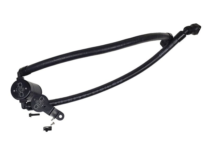 J&amp;L 2020-2025 Ford Explorer 3.0L EcoBoost Oil Separator 3.0 Passenger Side - Black Anodized Oil Separators J&L