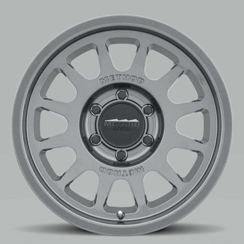 Method MR703 16x8 0mm Offset 6x5.5 106.25mm CB Gloss Titanium Wheel Wheels - Cast Method Wheels