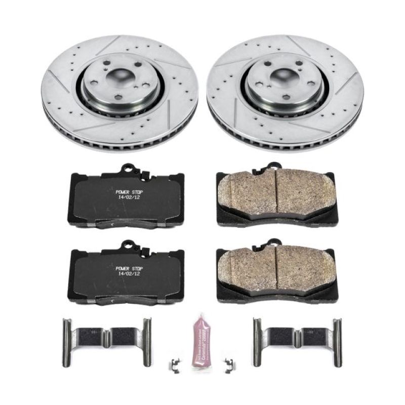 Power Stop 07-11 Lexus GS350 Front Z23 Evolution Sport Brake Kit Brake Kits - Performance D&S PowerStop
